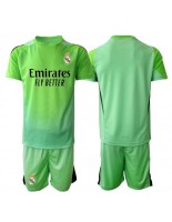 Real Madrid Keeper Bortedraktsett Barn 2025-26 Korte ermer (+ bukser)